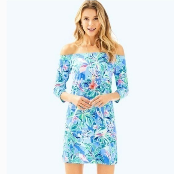 Lilly Pulitzer Laurana in Bennet Blue Celestial Blue Size XXS - Picture 1 of 8
